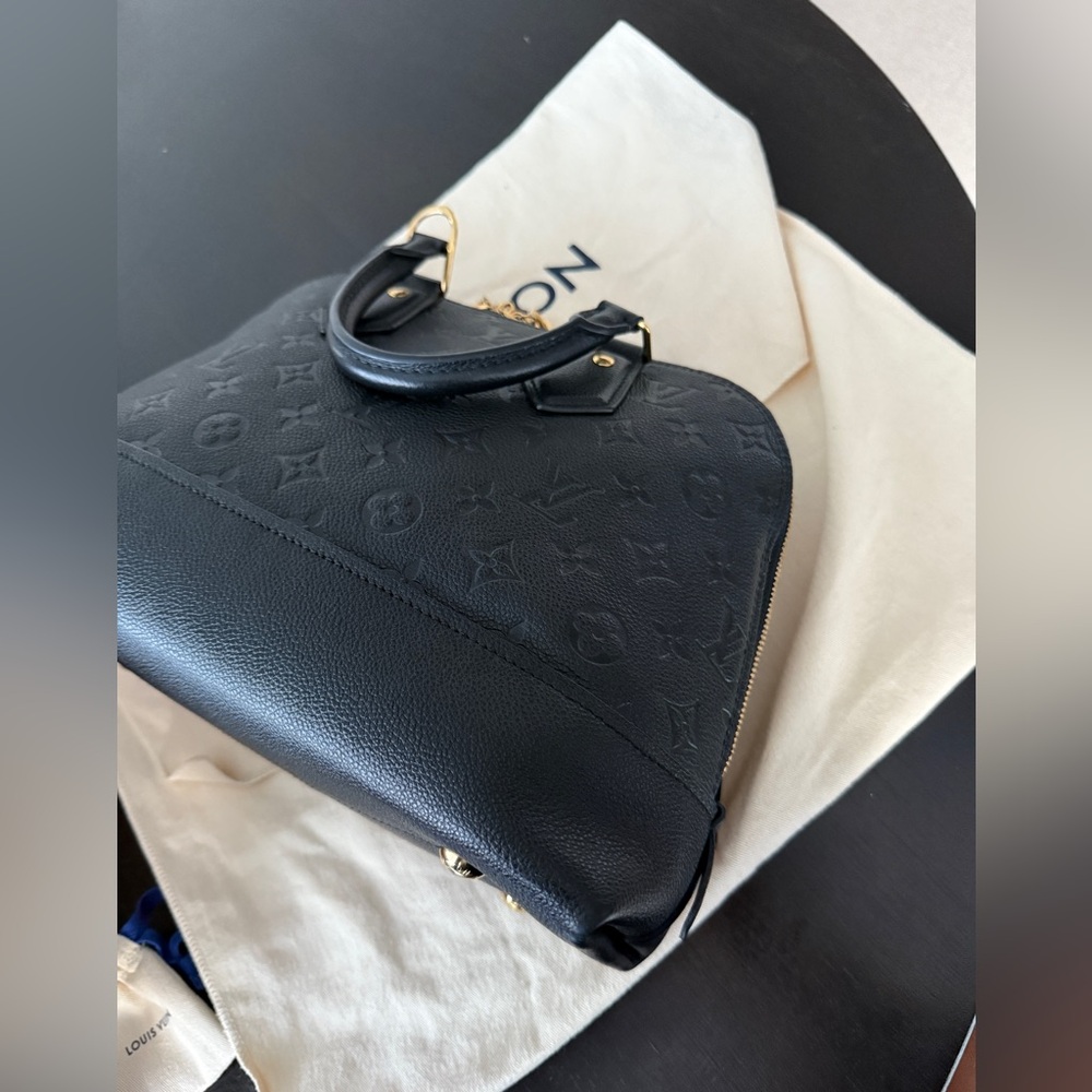 Louis Vuitton Alma PM Monogram Empreinte Leather Noir (Black) - Picture 9 of 14